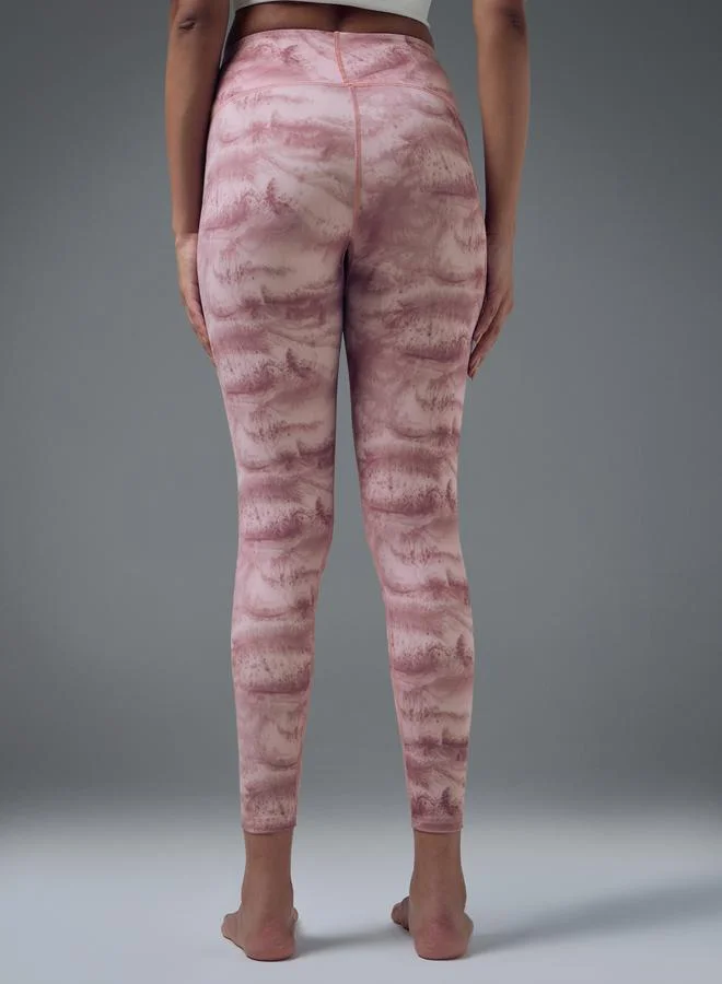 Technosport  Women Printed 4-Way Stretch Tights for Women | Best Price UAE